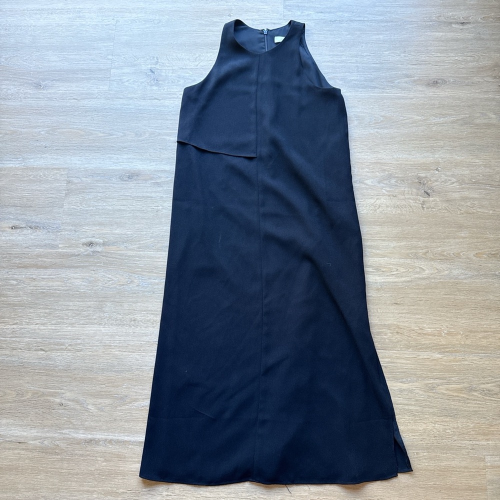 OAK + FORT Navy Sleeveless Maxi Dress S/P